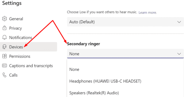Fix: Microsoft Teams Secondary Ringer Not Working - Technipages