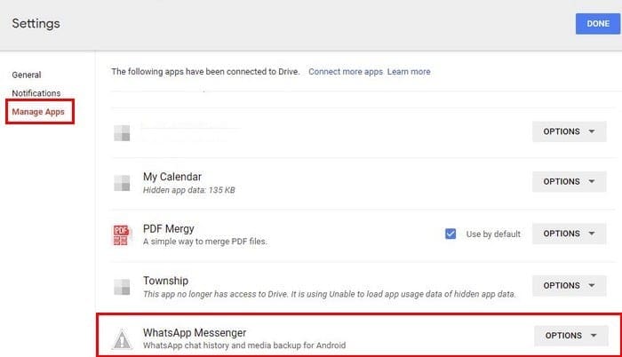 how to delete whatsapp chat backup from