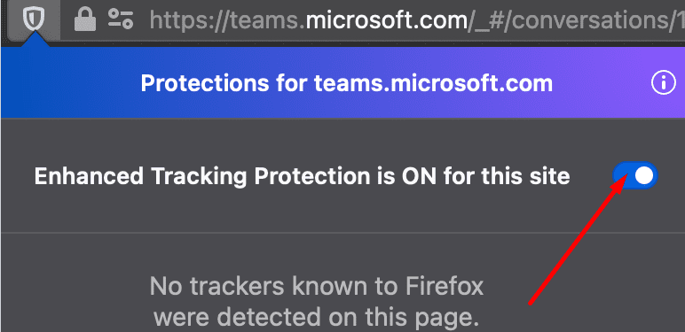 firefox Enhanced tracking protection