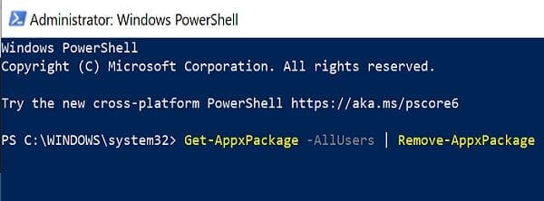 hide bloatware powershell