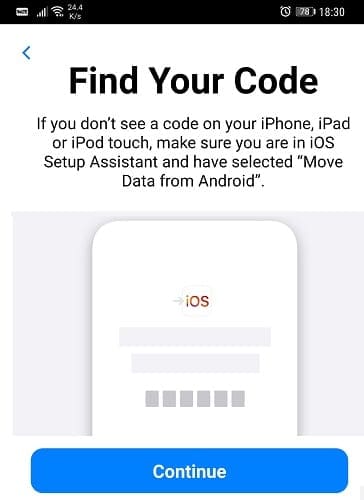 move-to-iOS-find-your-code-screen