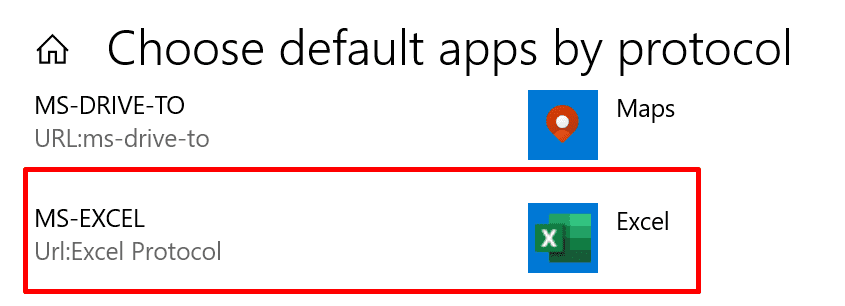 windows 10 default apps by protocol