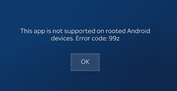 What Does the Android Error Code 99z Mean?