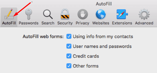 safari autofill password safari autofill password