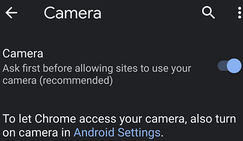 let-chrome-access-android-camera