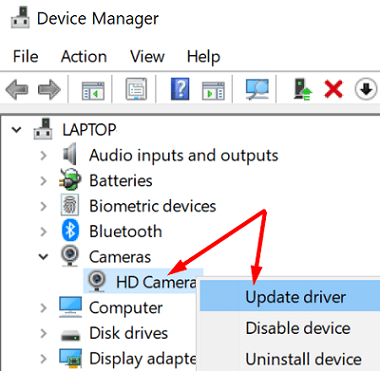 microsoft camera driver windows 10 download