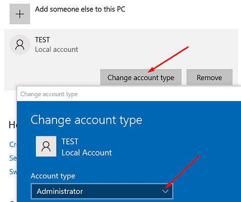change-account-type-windows-10