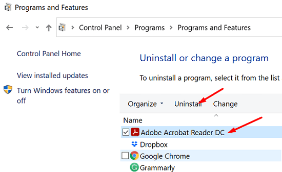 adobe acrobat x pro serial number not working reinstall