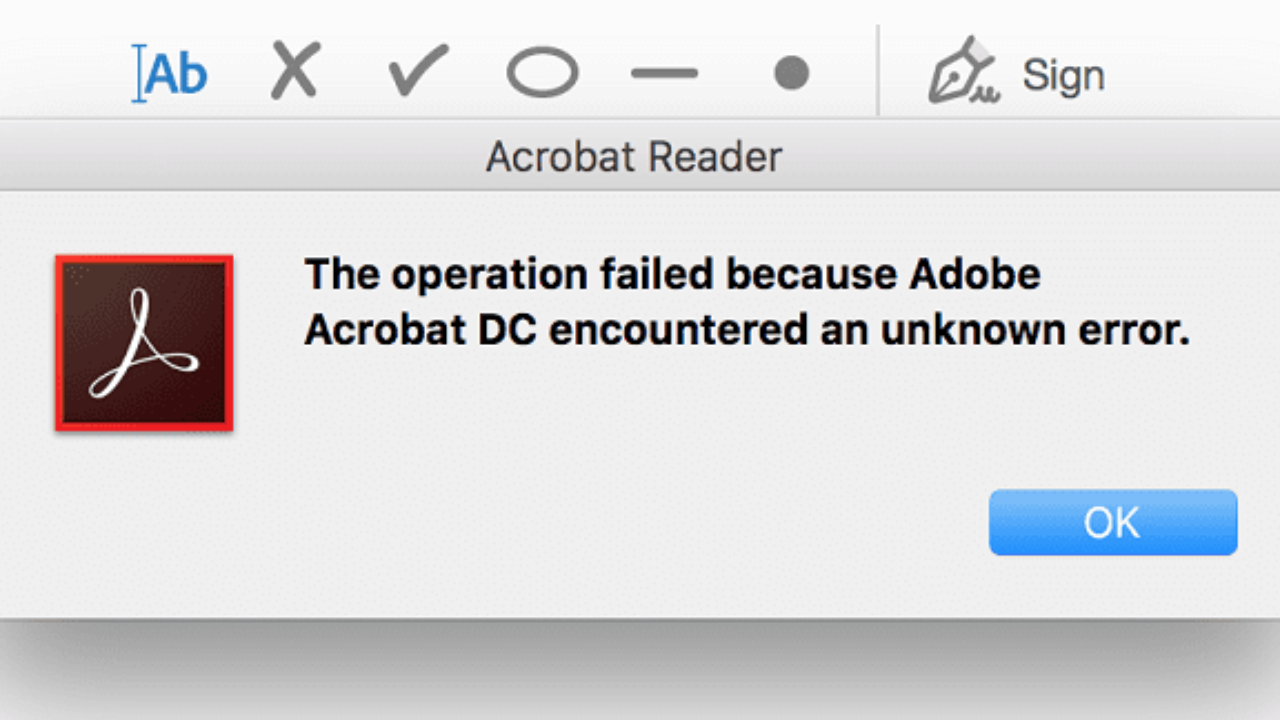 Fix Adobe Acrobat Dc Encountered An Unknown Error Technipages