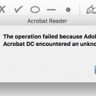 Fix: Adobe Acrobat DC Encountered an Unknown Error