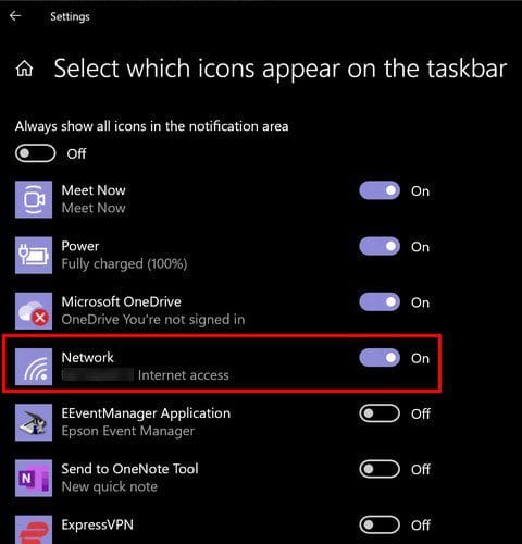 Windows 10 Taskbar settings