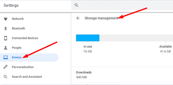storage-management-chromebook