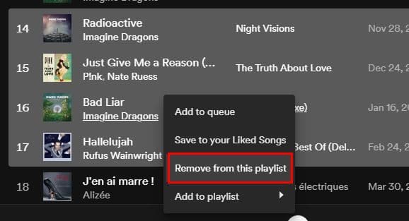 Remove multiple songs from Spotify playlist
