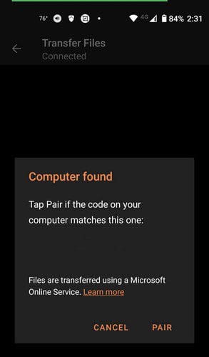 Microsoft Office Transfer Code