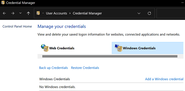 windows-credentials