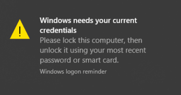 windows-needs-your-current-credentials-locked-out