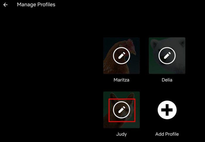 Erase Netflix profile