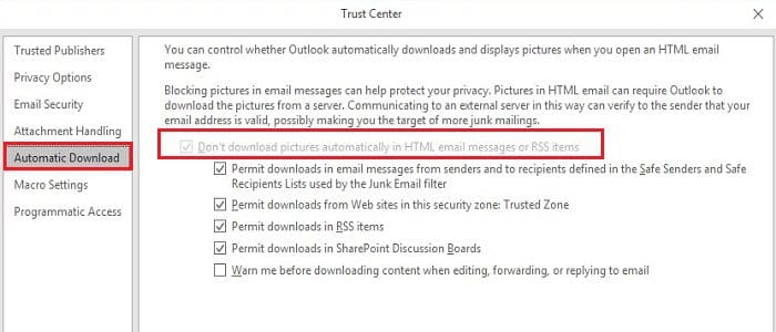 outlook-trust-center-automatic-download-settings