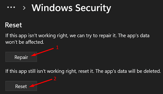 repair-or-reset-windows-security