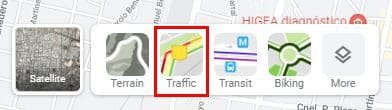 Google Maps Traffic layer