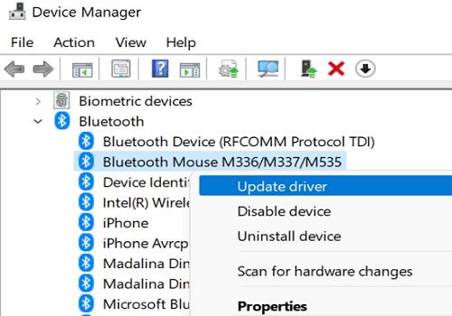 update-Bluetooth-mouse-driver