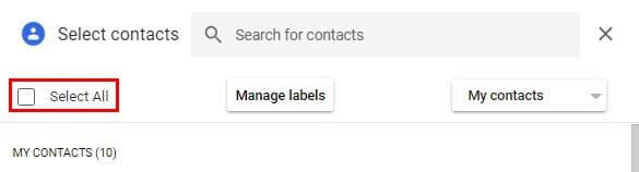 How to add various contacts Gmail