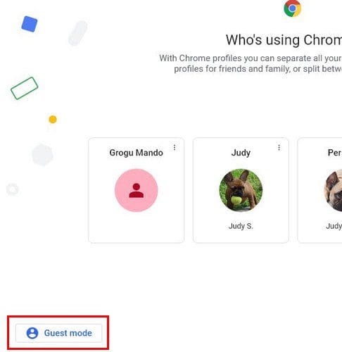 Use Guest Mode Chrome