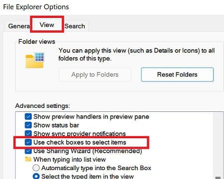 File-Explorer-Options-use-checkboxes-to-select-items