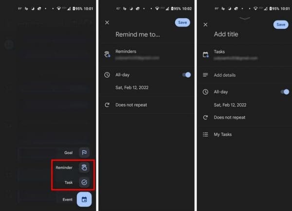 How to Create a Reminders and Tasks in Google Calendar - Technipages