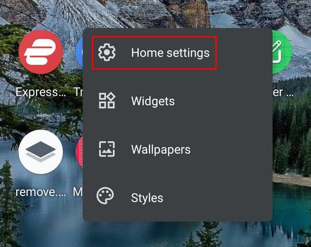 Home Settings Widget Android
