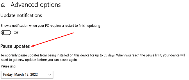 Pause-Windows-Updates