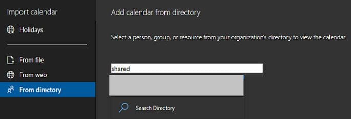 add-shared-calendar-from-Directory-Outlook