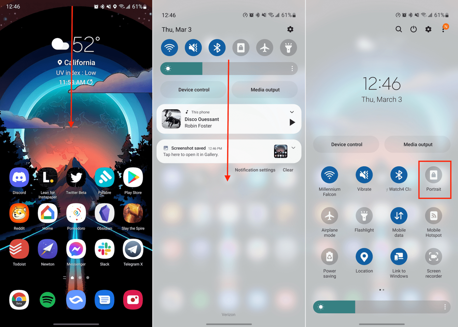 Galaxy S22 Enable/Disable Auto Rotate Screen Technipages