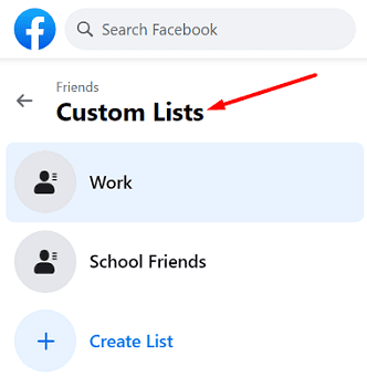 Facebook-custom-friend-lists