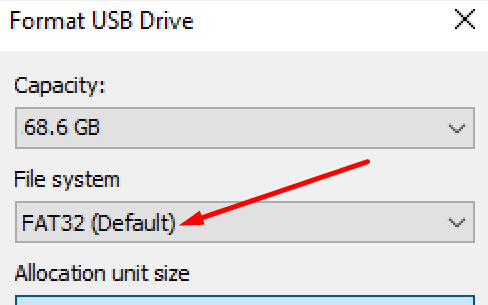 Format-USB-drive
