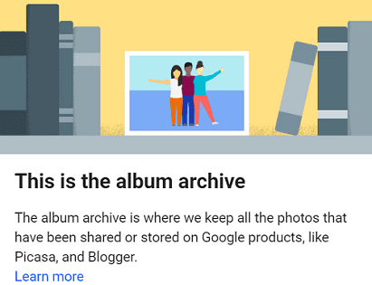 Google-Album-Archive