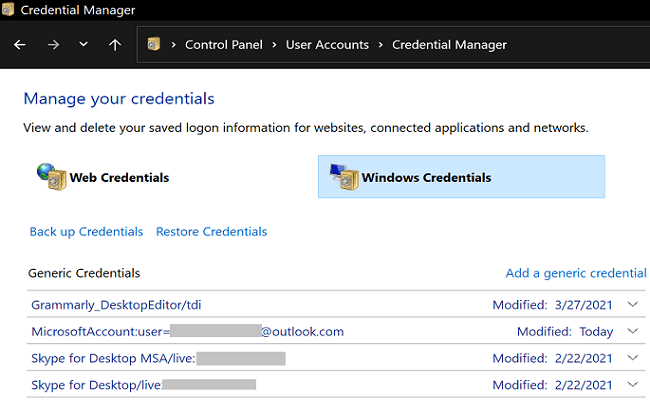 Windows-Credentials-Skype-login-information