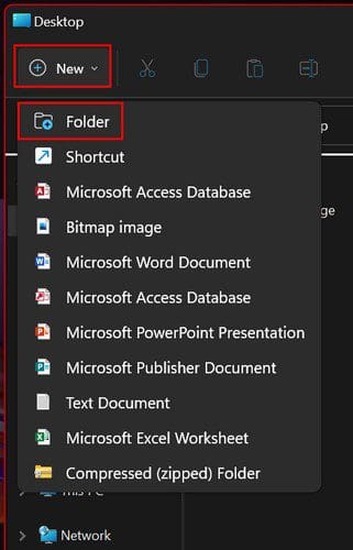 New Folder Windows 11