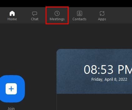 Invite Zoom web app