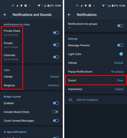 Notification Sounds Telegram