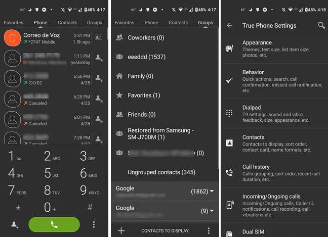 Phone Dialrer Contacts Android