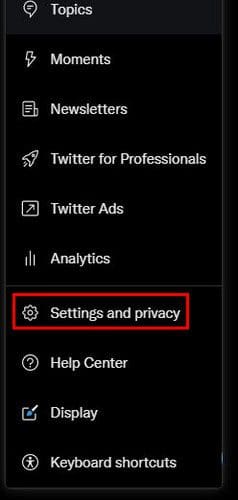 Twitter Privacy Settings