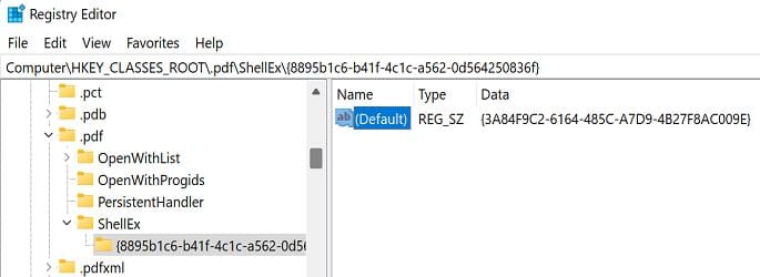 default-PDF-previewer-Registry-Editor