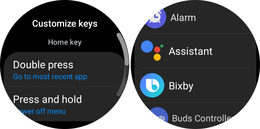 How to install Google Assistant on Galaxy Watch 4 - Customize Keys - 2