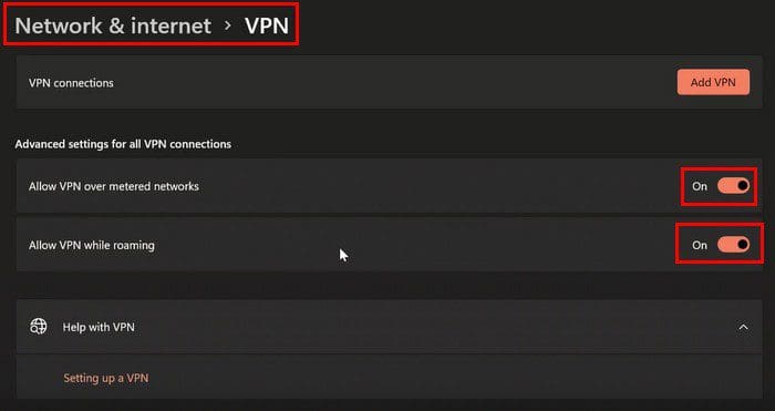 Windows 11 VPN