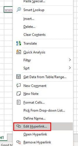 Adding Screen Tip Excel Cell
