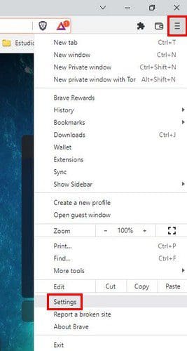 Brave Browser Settings