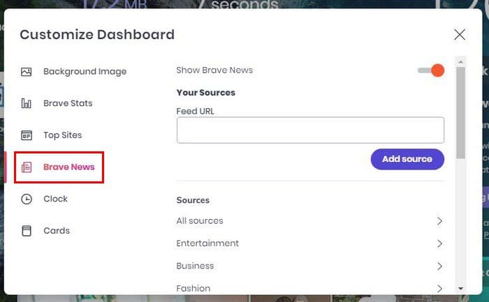 News Sources Brave