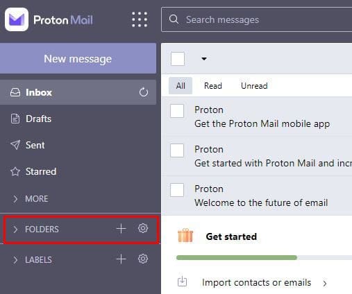 Create Proton Folder