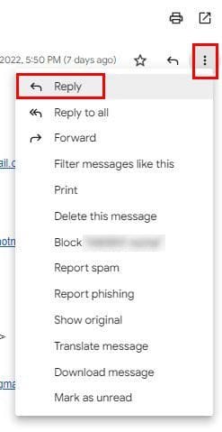 Reply Gmail